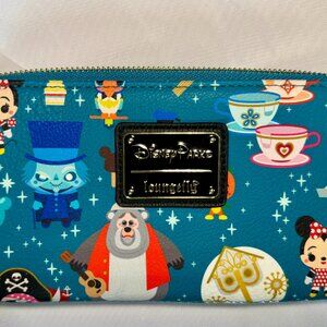 Disney Parks Loungefly Attractions Wristlet Wallet